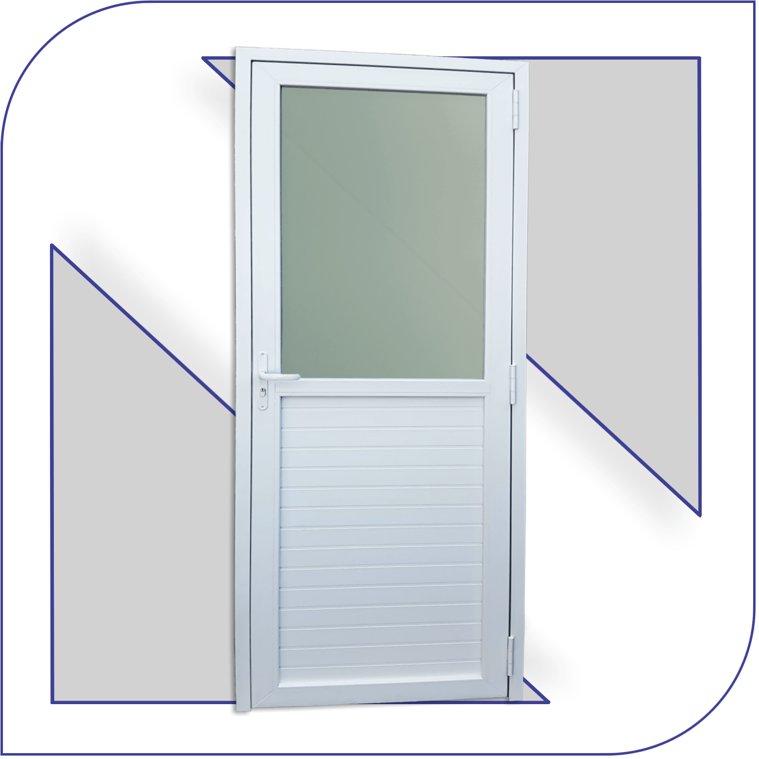 Porta Correr Integrada Pvc Itec 2F.230 X 180 V.Liso Temperado –  Esquadriluxo Portas e Janelas de PVC